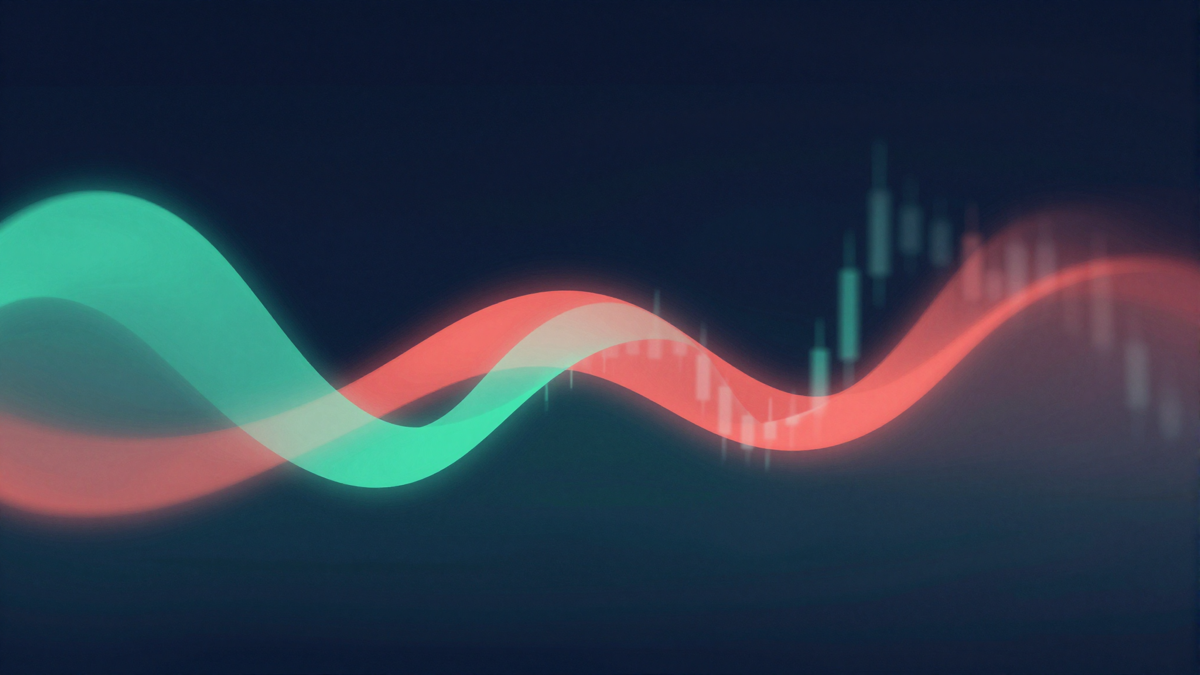 Funding rate waves on a Hyperliquid chart